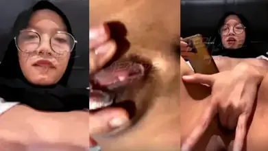 Bokep Jilbab Panya VCS Zoom Memek Basah Detail Hot