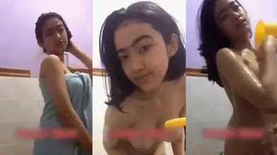 Syakirah Mandi Bugil Ngocok Memek Basah Sambil Desah Nikmat